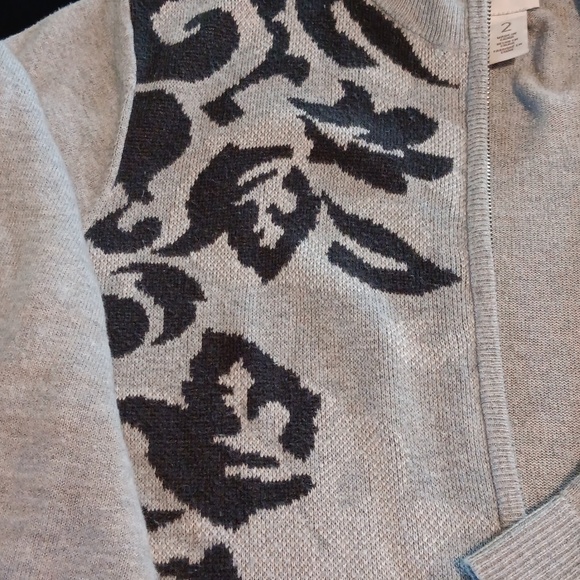 Women's Weekends By Chico's zip cardigan - Picture 2 of 7